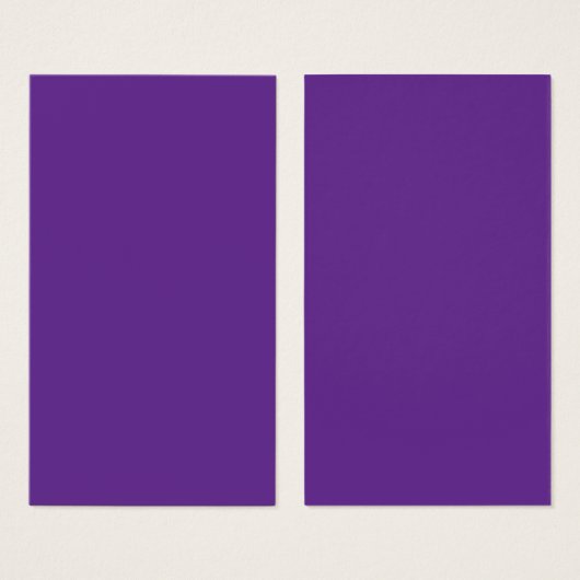 a purple background with a white border (Front & Back)