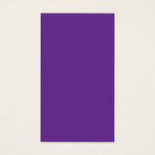 a purple background with a white border (Front)