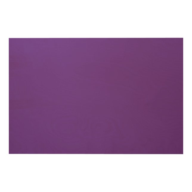 a purple background with a wood wall art (Front)