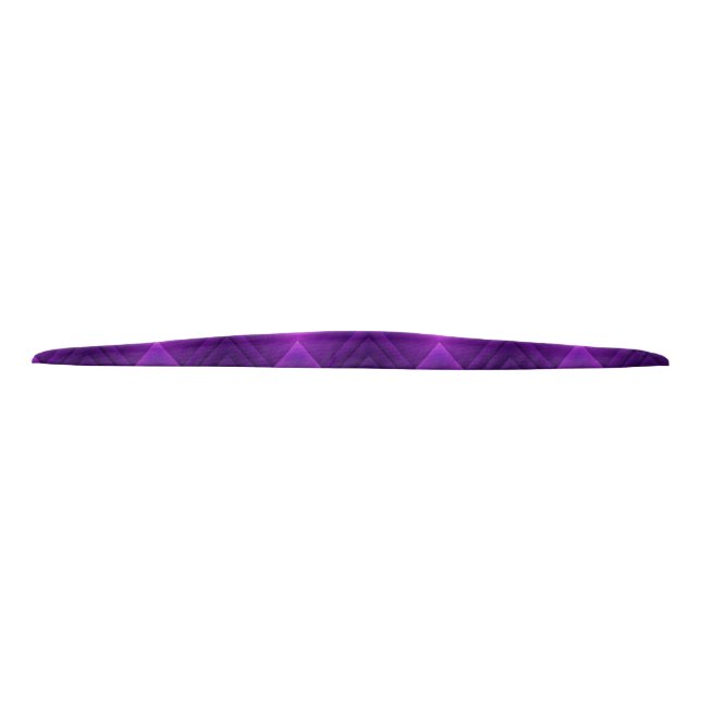 A purple headband with a quilted pattern (Front)