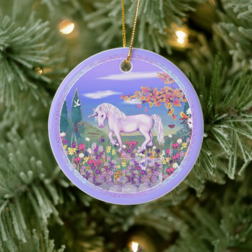 A purple paradise Acrylic Ornament