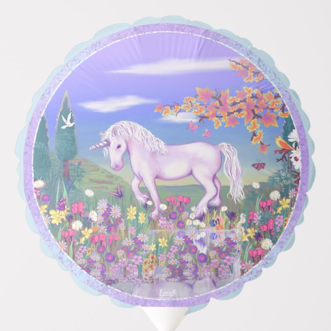 A Purple Paradise Balloon (Front)