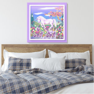 A purple paradise canvas print