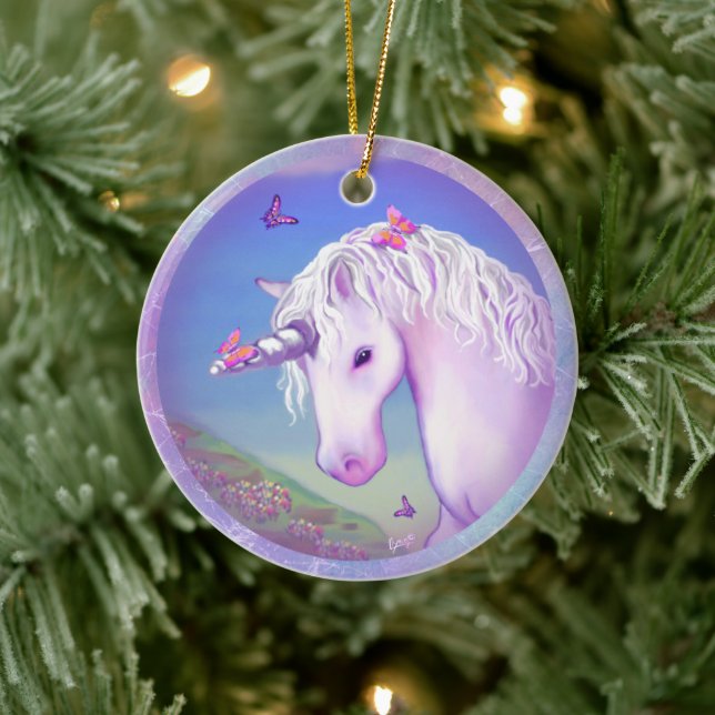 A purple paradise ceramic ornament (Tree)