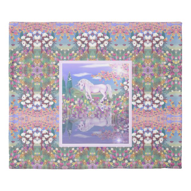 A Purple Paradise Duvet Cover (Front)