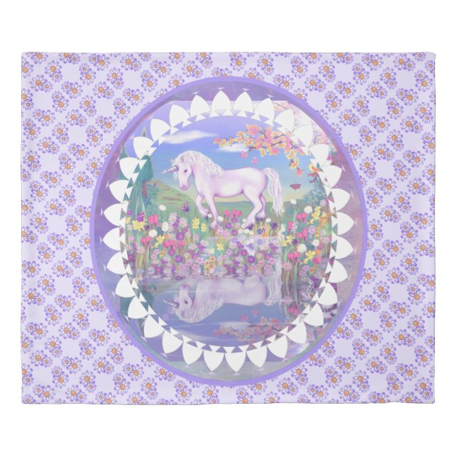 A Purple Paradise Duvet Cover (Front)