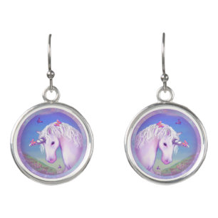 A purple paradise earrings