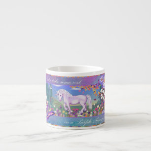 A Purple Paradise Espresso Cup