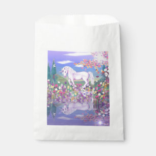 A purple paradise favor bag