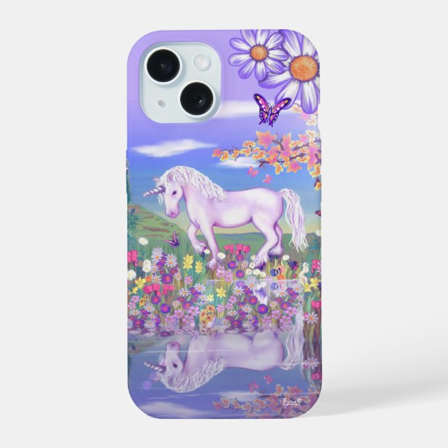 A purple Paradise  Iphone Case (Back)