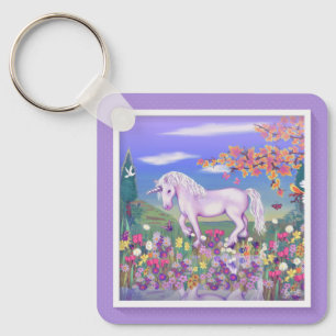 A Purple Paradise Keychain
