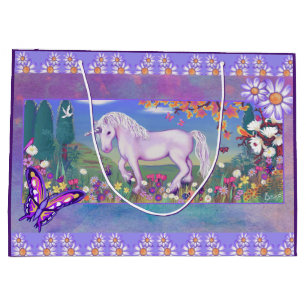 A purple paradise large gift bag