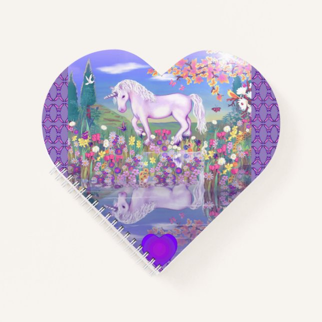 A Purple Paradise  Notebook (Front)