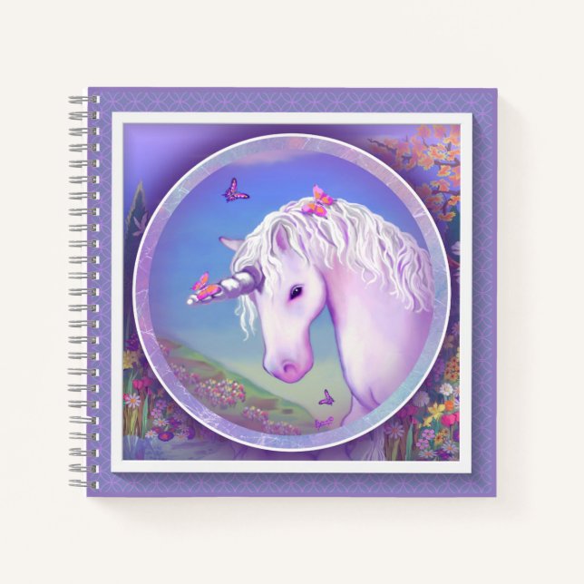 A Purple Paradise  Notebook (Front)