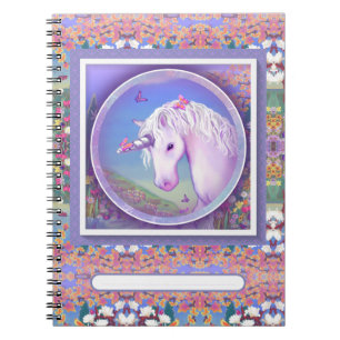 A purple paradise notebook