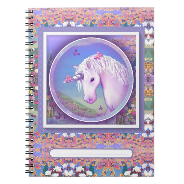 A purple paradise notebook (Front)