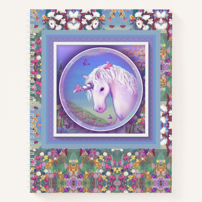 A purple paradise notebook (Front)