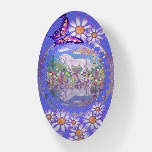 A Purple Paradise Paperweight