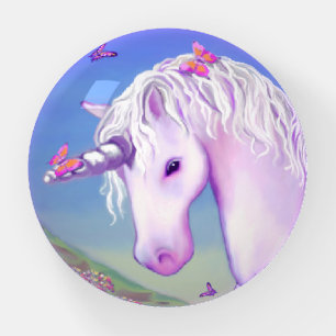 A Purple Paradise Paperweight