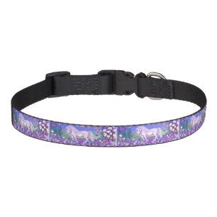 A purple paradise pet collar