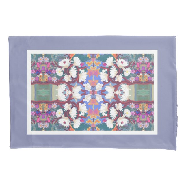 A Purple Paradise Pillow Case (Front)