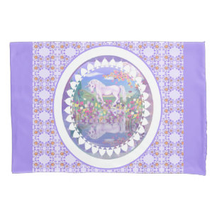 A Purple Paradise Pillow Case
