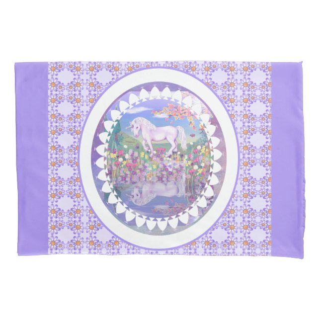 A Purple Paradise Pillow Case (Front)