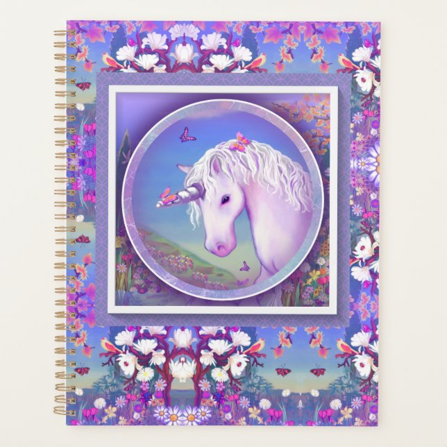 a purple paradise planner (Front)