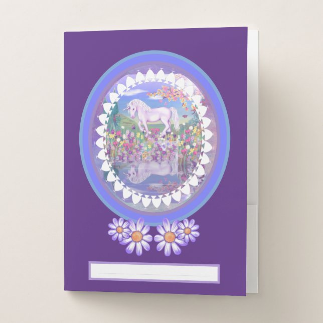 A Purple Paradise Pocket Folder (Front)