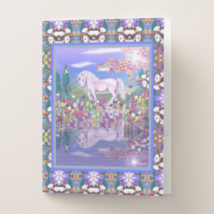 A Purple Paradise Pocket Folder