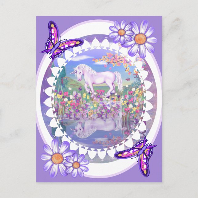 A Purple Paradise Postcard (Front)