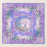 A purple Paradise Scarf