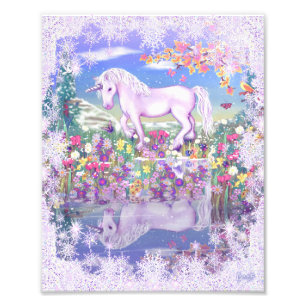 a purple paradise & snow photo print