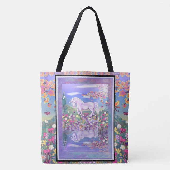 A Purple Paradise Tote Bag (Front)