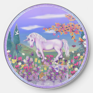 A purple paradise wireless charger 