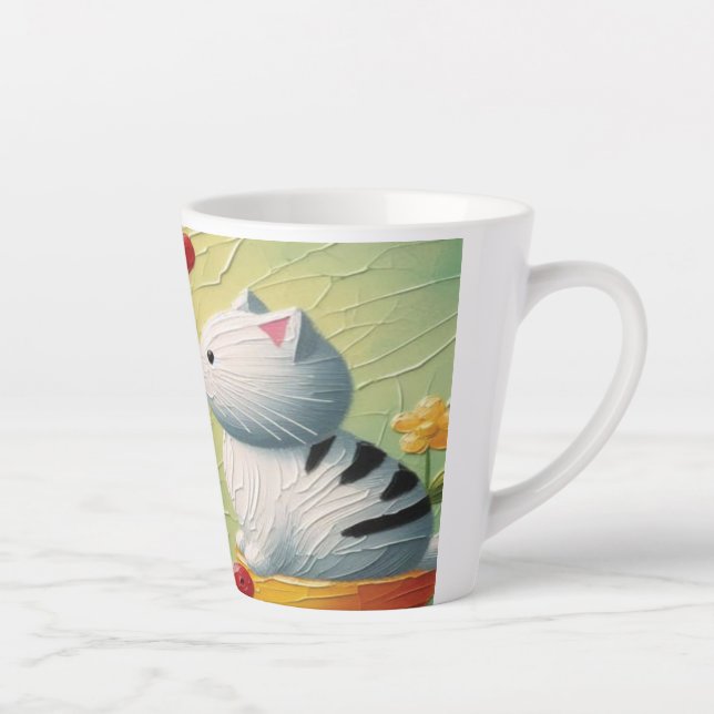 A purr-fect sip latte mug (Right)