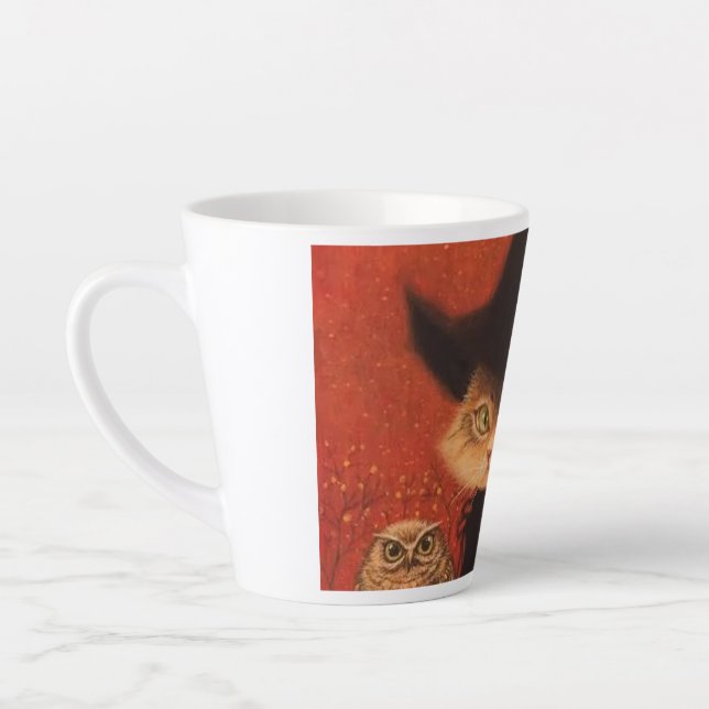 A purr-fect sip latte mug (Left)