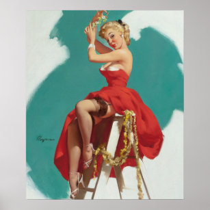 PIN UP ART BUBBLES POSTER 24 X 36 Inches Looks beautiful 
