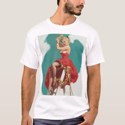 A Put_Up Job 1955 Pin Up Art T_Shirt