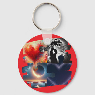 A Puzzle, a Key Story, Chapa-Like Keychain