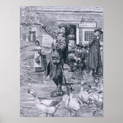 A Quaker Exhorter in New England Poster
