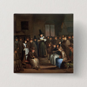A Quakers Meeting Pinback Button