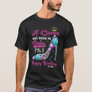 A Queen Was Born In September 1963 Happy 59th Birt T-Shirt