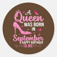 A Queen Was Born In September Happy Birthday To