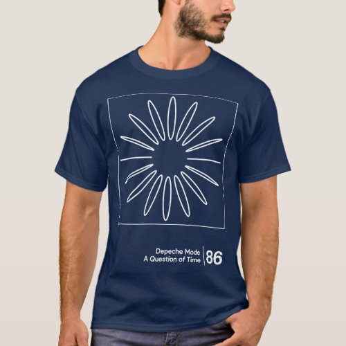 A Question of Time Minimal Style Graphic Artwork T_Shirt