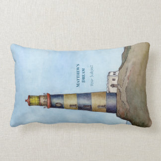 A Quiet and Lonely Lighthouse Lumbar Pillow