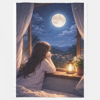 A Quiet Conversation with the Sky Fleece Blanket
