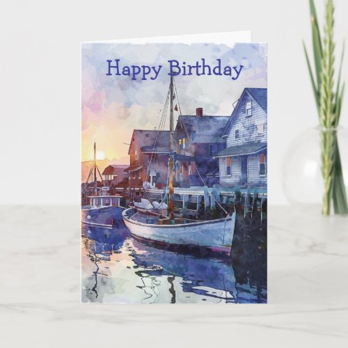 A Quiet Harbour Card