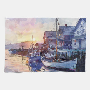 A Quiet Harbour Kitchen Towel