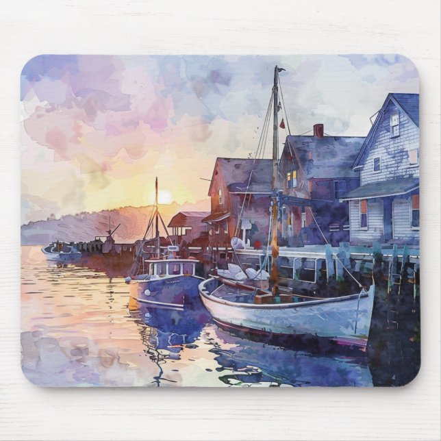 A Quiet Harbour Mouse Pad (Front)